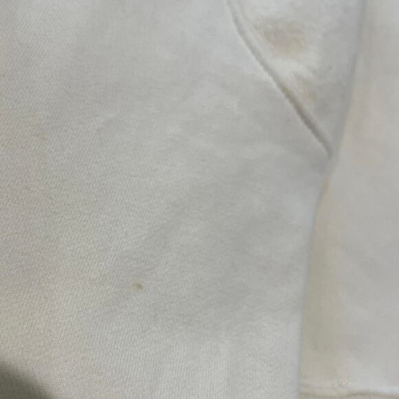 Böhme Beige Cropped Pullover 1/4 Zip Sweatshirt Sz M - Picture 5 of 5